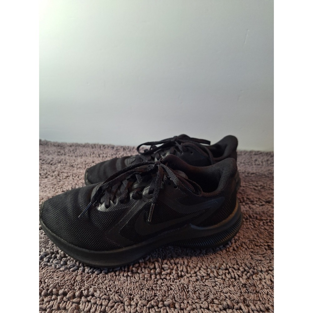 Nike Down‎ Shifter II Sneakers Womans 6 Black Mesh Athletic Athlesier - Picture 4 of 10